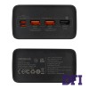 Универсальная мобильная батарея Baseus Adaman Metal Digital Display, 40000mAh, PD, 22.5W, Black (PPAD020101)