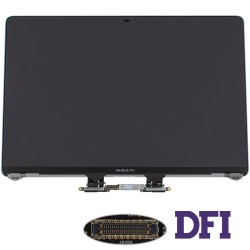 Крышка + матрица в сборе для ноутбука Apple A1707 (2016-2017) Space Gray, 100% ОРИГИНАЛ (AASP)