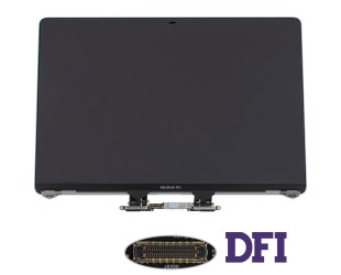 Крышка + матрица в сборе для ноутбука Apple A1707 (2016-2017) Space Gray, 100% ОРИГИНАЛ (AASP)