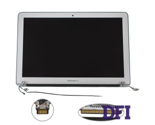 Крышка + матрица в сборе для ноутбука Apple A1466 (2012) 6pin, Silver