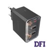 Зарядное устройство BOROFONE BAS33A, 2USB-C, PD/QC45W, black (6941991110702)