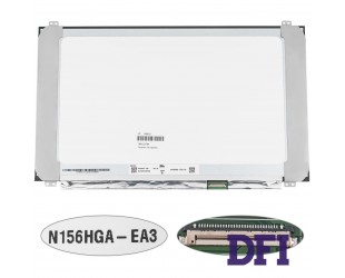 Матрица 15.6 N156HGA-EA3 Rev C3 (1920*1080, 30pin(eDP), LED, SLIM(вертикальные ушки), матовая, разъем справа внизу, ширина 350мм (narrow border)) для ноутбука