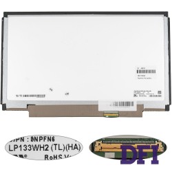 Матриця 13.3 LP133WH2-TLHA (1366*768, 40pin, LED, SLIM (горизонтальні планки), матова, роз'єм праворуч знизу) для ноутбука (renew)