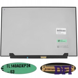 Матрица 14.0 TL140ADXP24-03 (2880*1800, 40pin(eDP, 120Hz, 100%  sRGB), LED, SLIM(без планок и ушек), матова, разъем справа внизу) для ноутбука