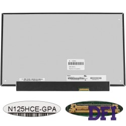 Матрица 12.5  N125HCE-GPA (1920*1080, 30pin(eDP, IPS), LED, SLIM(без ушек и планок), глянец, разъем справа внизу, th=2.8) для ноутбука