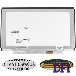 Матриця 13.3 CLAA133WA01A (1366*768, 40pin, LED, SLIM (горизонтальні планки), глянцева, роз'єм праворуч знизу) для ноутбука (renew)