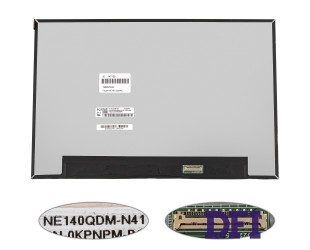 Матрица 14.0 NE140QDM-N41 (2560*1600, 40pin(eDP, IPS, 90Hz), LED, SLIM (без доп панели), матовая, разъем справа внизу) для ноутбука