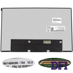 Матрица 14.0 NV140WUM-T04 touch (1920*1200, 40pin(eDP, IPS), LED, SLIM (без доп панели), матовые, разъем справа внизу) для ноутбука