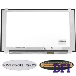 Матрица 15.6 N156HCE-GA2 Rev C3 (1920*1080, 40pin(eDP, IPS, 144HZ, 300cd/m2, 72% NTSC), LED, SLIM(вертикальные ушки), матовая, разъем справа внизу) для ноутбука