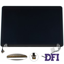 Кришка+Матриця в зборі для ноутбука Apple A1425 2012-2014 (6pin) Silver