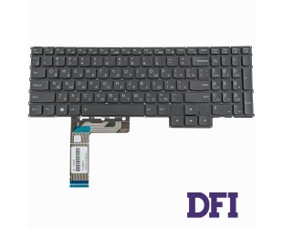 Клавиатура для ноутбука LENOVO (IdeaPad Gaming: 3-15 series), rus, dark gray, без фрейма, подсветка клавиш