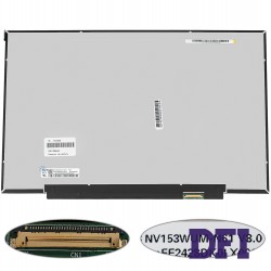 Матрица 15.3 NV153WUM-N61 (1920*1200, 30pin(eDP, IPS, 100% sRGB), LED, SLIM(без планок и ушек), матовая, разъем справа внизу) для ноутбука