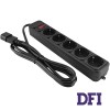 Сетевой фильтр питания for UPS Patron 2 m3*1mm2 (SP-1055U) 5 розеток, for UPS, BLACK (EXT-PN-SP-1055U)