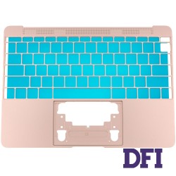 Верхняя крышка для ноутбука APPLE (A1534 (2016-2017)), rose gold, small enter