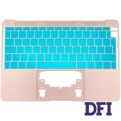 Верхняя крышка для ноутбука APPLE (A1534 (2016-2017)), rose gold, big enter
