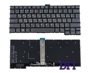 Клавиатура для ноутбука LENOVO (ThinkBook 14 G6 series) rus, black, подсветка клавиш, без фрейма (ОРИГИНАЛ)