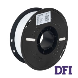 PLA ПЛА пластик для 3D принтера, білий, філамент, 1,75 мм, 1кг, Kingroon