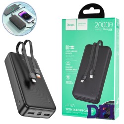 Універсальна мобільна батарея HOCO J118A, 20000mAh, Black (6942007608060)
