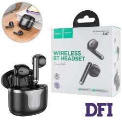 Бездротові навушники HOCO EQ7 Snowflake true wireless BT headset Black