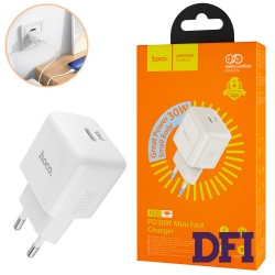 Зарядное устройство HOCO N32 Glory, PD30W, White (6931474789914)