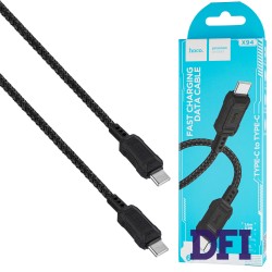 Кабель HOCO X94 Leader Type-C to Type-C 60W, Black
