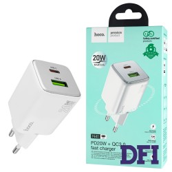 Зарядное устройство HOCO N41 Almighty, PD20W+QC3.0, White (6942007617031)