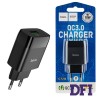 Зарядное устройство HOCO C72Q Glorious, QC3.0, 18W, Black (6931474732507)
