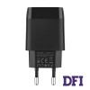 Зарядное устройство HOCO C72Q Glorious, QC3.0, 18W, Black (6931474732507)