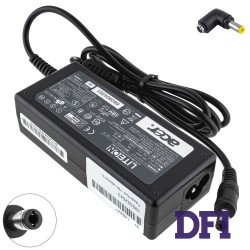 Блок питания для ноутбука ASUS 19V, 3.42A, 65W, 5.5*2.5мм, L-образный разъем с переходником, black