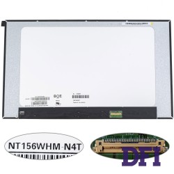 Матриця 15.6 NT156WHM-N4T (1366*768, 30pin(eDP), LED, SLIM(без дод. панелі !!!), матова, роз'єм праворуч знизу) для ноутбука