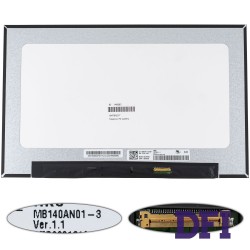 Матрица 14.0 MB140AN01-3 (1366*768, 30pin(eDP), LED, SLIM(без доп. панели !!!), матовая, разъем справа внизу) для ноутбука
