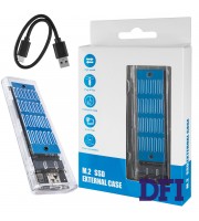 Карман внешний Dynamode M.2 SSD NVMe/SATA combo ч-з USB3.2 GEN2 Type-C (DM-CAD-SSD09)