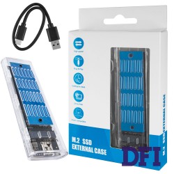 Кишеня зовнішня Dynamode M.2 SSD NVMe/SATA combo ч-з USB3.2 GEN2 Type-C (DM-CAD-SSD09)