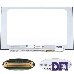 УЦЕНКА  - ЦАРАПИНА Матрица 15.6 N156HCA-EAC (1920*1080, 30pin(eDP, 300cd/m2 (!!!), IPS, цветопередача: 16.7M, 45% NTSC), LED, SLIM(без планок и ушек), матовая, разъем справа внизу, ширина 350мм (narrow border)) для ноутбука