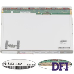 Матриця 15.4 N154I3-L02 (1280*800, 30pin, 1CCFL, NORMAL, матова, роз'єм праворуч зверху) для ноутбука (renwew)