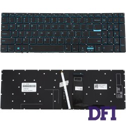 Клавиатура для ноутбука LENOVO (IdeaPad: L340-15 series) eng, onyx black, без фрейма, подсветка клавиш (DARK BLUE)  (ОРИГИНАЛ)