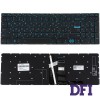 УЦЕНКА ! Клавіатура для ноутбука LENOVO (IdeaPad: L340-15 series) rus, onyx black, без фрейму, підсвічування клавіш (DARK BLUE)  (ОРИГИНАЛ)