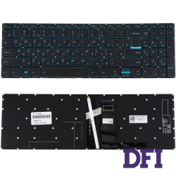 УЦЕНКА ! Клавиатура для ноутбука LENOVO (IdeaPad: L340-15 series) rus, onyx black, без фрейма, подсветка клавиш (DARK BLUE)  (ОРИГИНАЛ)