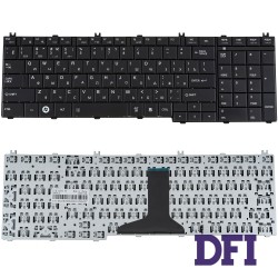 Клавиатура для ноутбука TOSHIBA (C650, C655, L650, L655, C660, L670, L675) rus, black