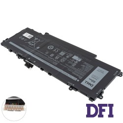 Оригинальная батарея для ноутбука DELL GT6TK (Latitude 9440 2-in-1) 11.55V, 60W, Black