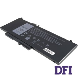 Батарея для ноутбука DELL 6MT4T (Latitude: E5470, E5450) 7.6V, 8200mAh, Black