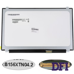 Матрица 15.6 B156XTN04.2 100% NEW (1366*768, 40pin, LED, SLIM (вертикальные ушки), глянцевая, разъем справа внизу) для ноутбука