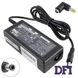 Блок питания для ноутбука ASUS 19V, 3.42A, 65W, 5.5*2.5мм, L-образный разъем с переходником, black